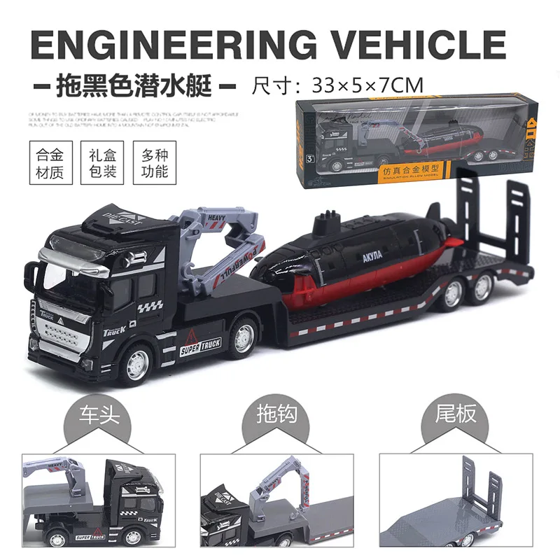 1:50 Scale Military Flatbed Transport Model Set 10 1:50 Scale Military Flatbed Transport Model Set - Image 10