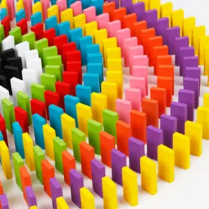 Rainbow Wooden Domino Set for Kids 8 S75b1c2287fdb4a00a14040f412b2a074j