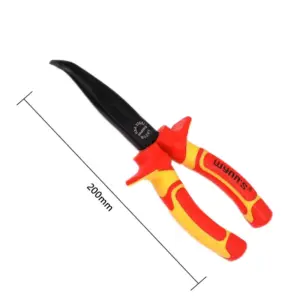 Insulated Bent Nose Pliers for Electrical Work 10 S75b32703d9184f1798f509ebc1d61775m