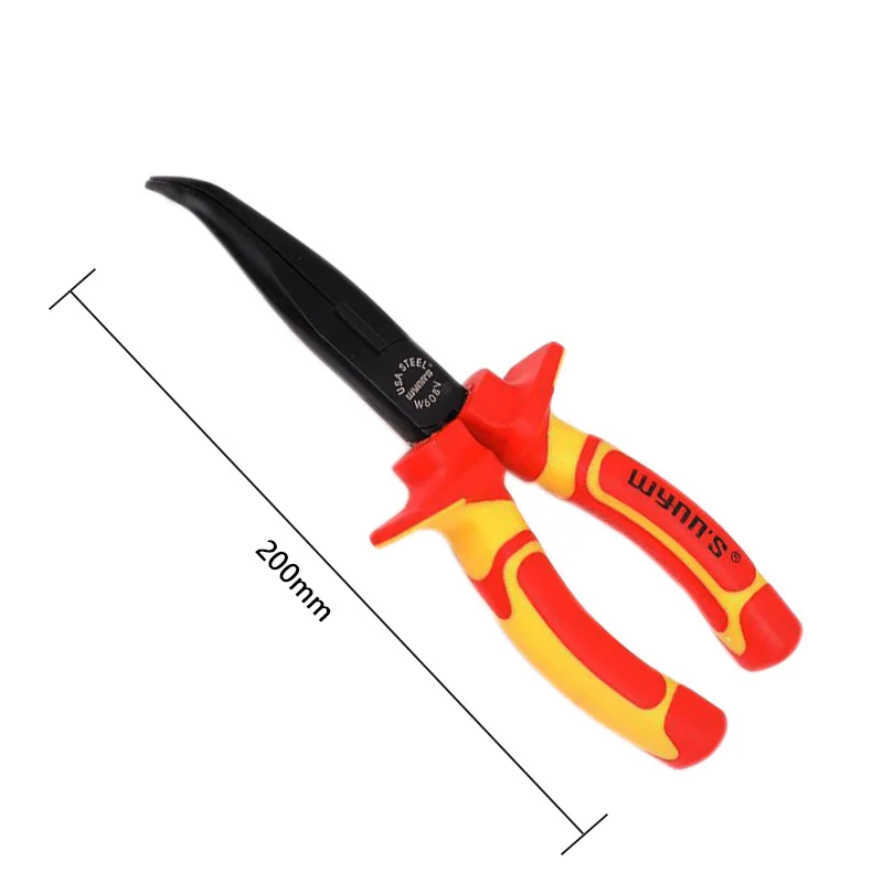 Insulated Bent Nose Pliers for Electrical Work 3 Insulated Bent Nose Pliers for Electrical Work - Image 3