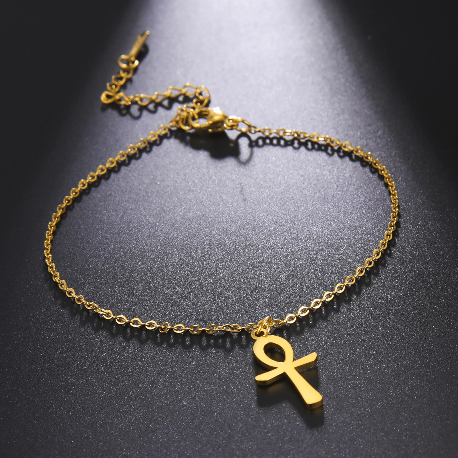 Egypt Ankh Cross Anklet for Women 2 Egypt Ankh Cross Anklet for Women - Image 2