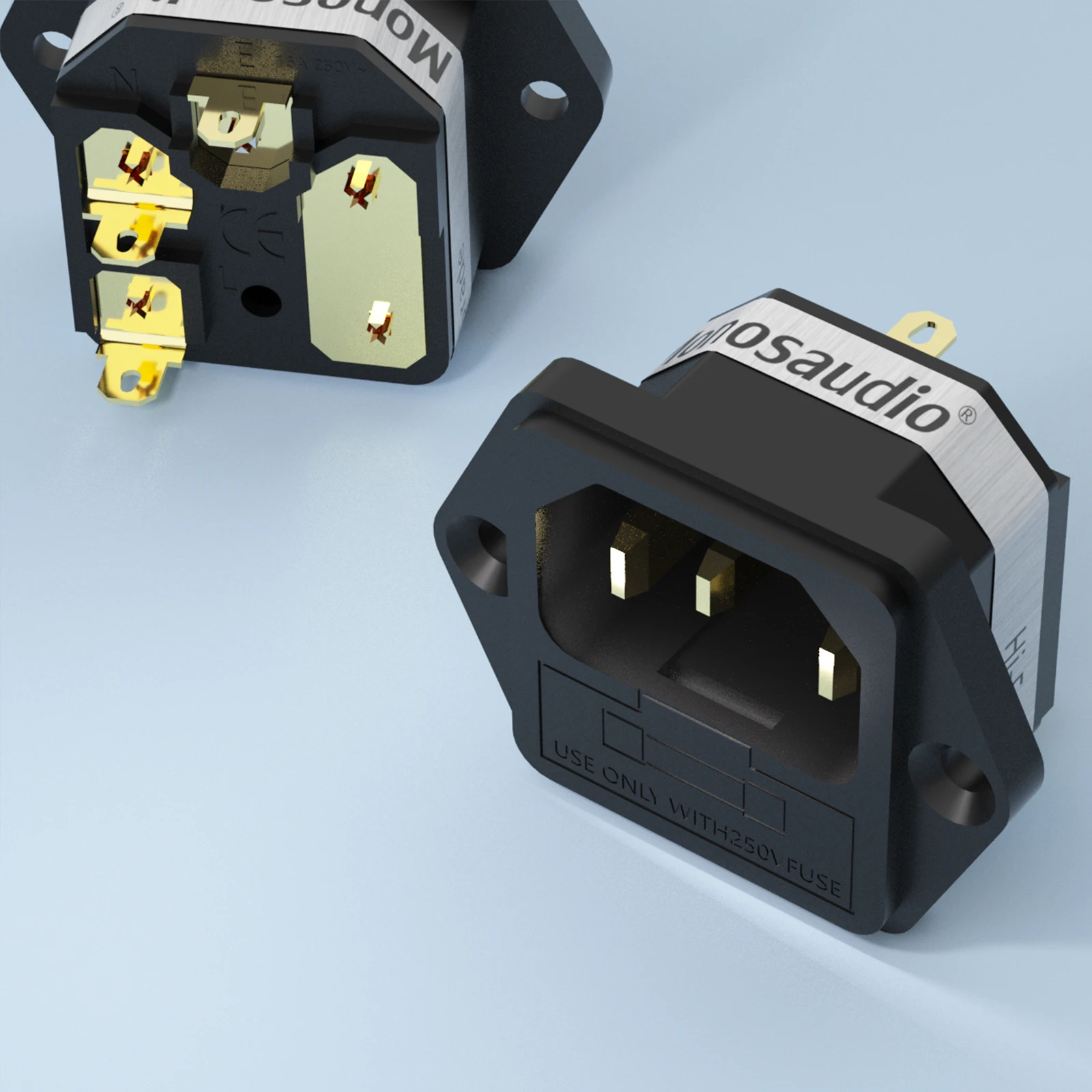 IEC C14 Socket IF76G/R with Pure Copper Contacts 6 IEC C14 Socket IF76G/R with Pure Copper Contacts - Image 6