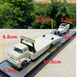 Vintage Ford Truck Coke Trailer Set 1:64 Scale 7 S75ec40bd9c374ecfa7a3eab8637caec8b