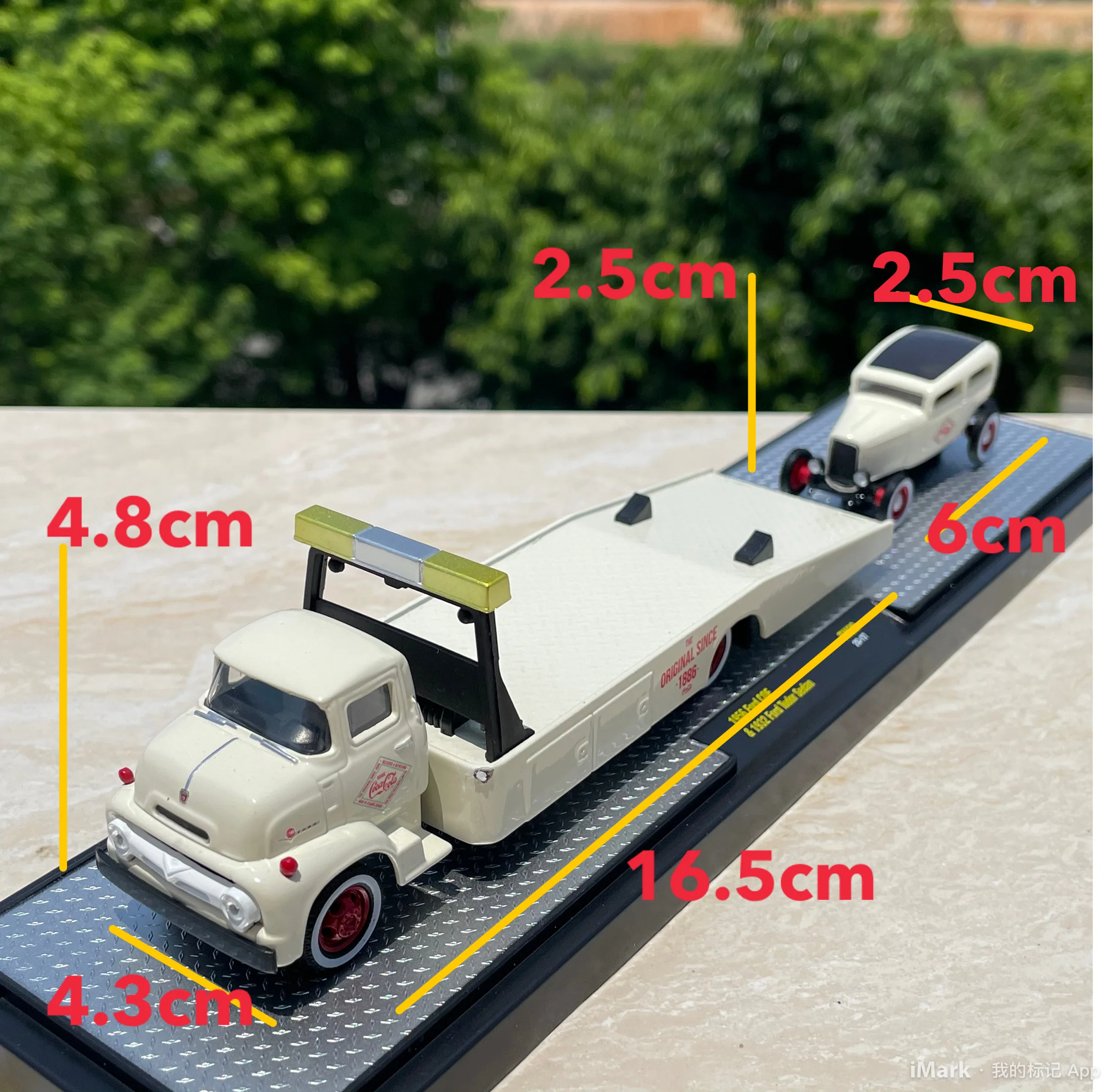 Vintage Ford Truck Coke Trailer Set 1:64 Scale 2 Vintage Ford Truck Coke Trailer Set 1:64 Scale - Image 2