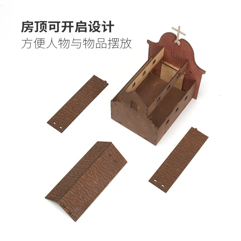 European Church Miniature Model Kit 4 European Church Miniature Model Kit - Image 4