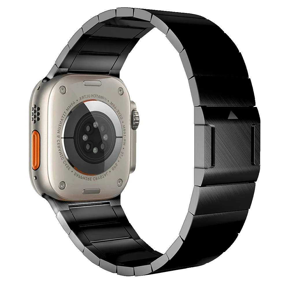 Stainless Steel Link Bracelet for Apple Watch 9 Stainless Steel Link Bracelet for Apple Watch - Image 9