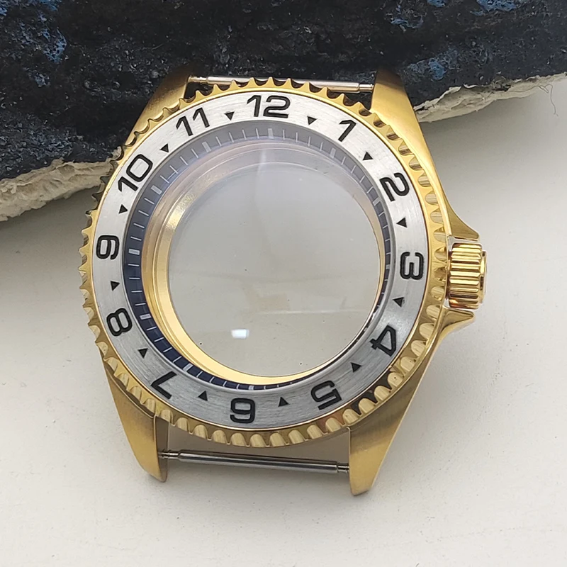 Gold-Tone SKX007 Diver Watch Case 42mm 10 Gold-Tone SKX007 Diver Watch Case 42mm - Image 10