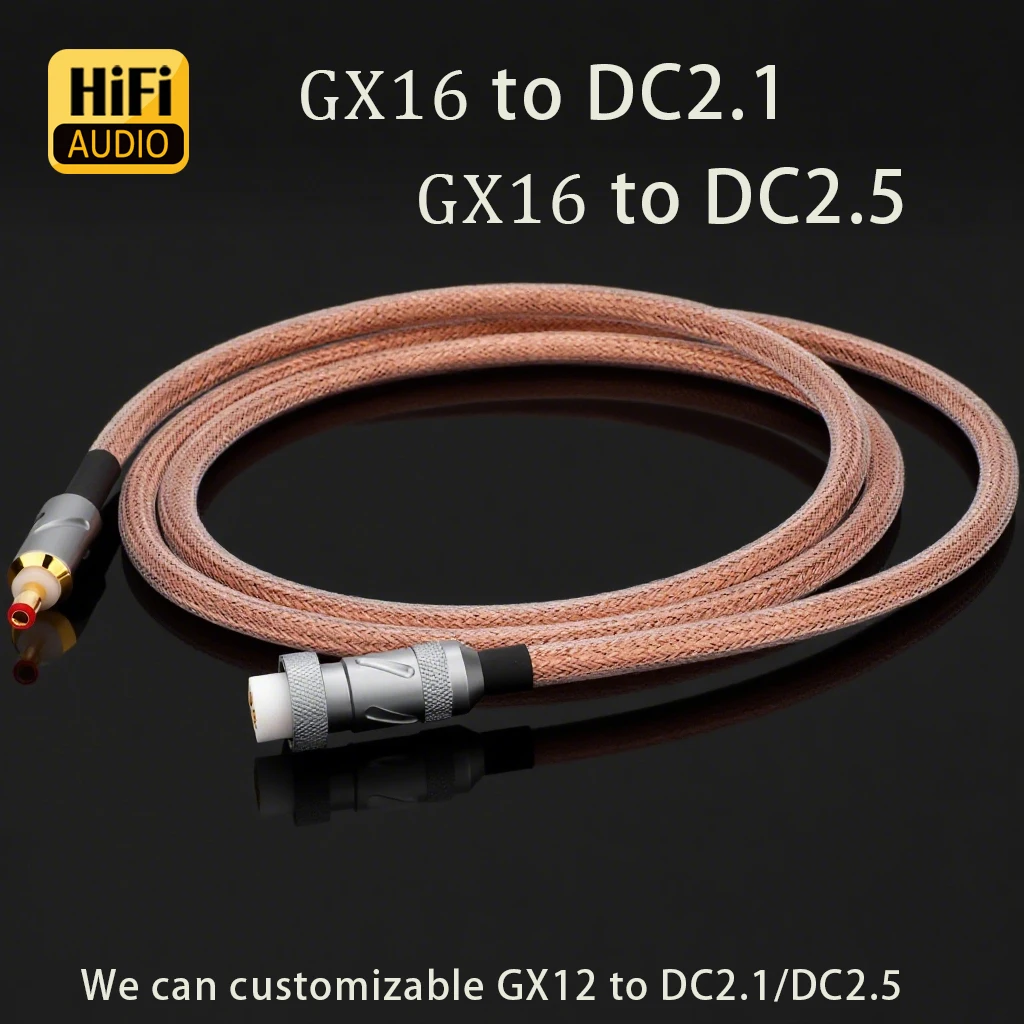 High-Quality OCC Copper GX16 to DC Power Cable 3 High-Quality OCC Copper GX16 to DC Power Cable - Image 3
