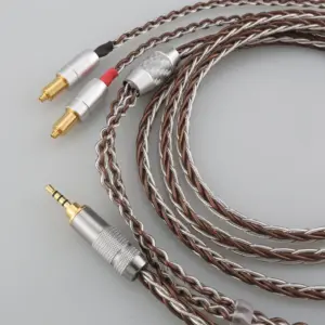 Premium 8-Core Silver-Plated Braided Audio Cable 8 S7635416e17e74fbe8b9bd82938b73444u