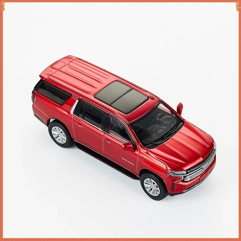 Vivid Red 1/64 Scale SUV Diecast Model 4 Vivid Red 1/64 Scale SUV Diecast Model - Image 4