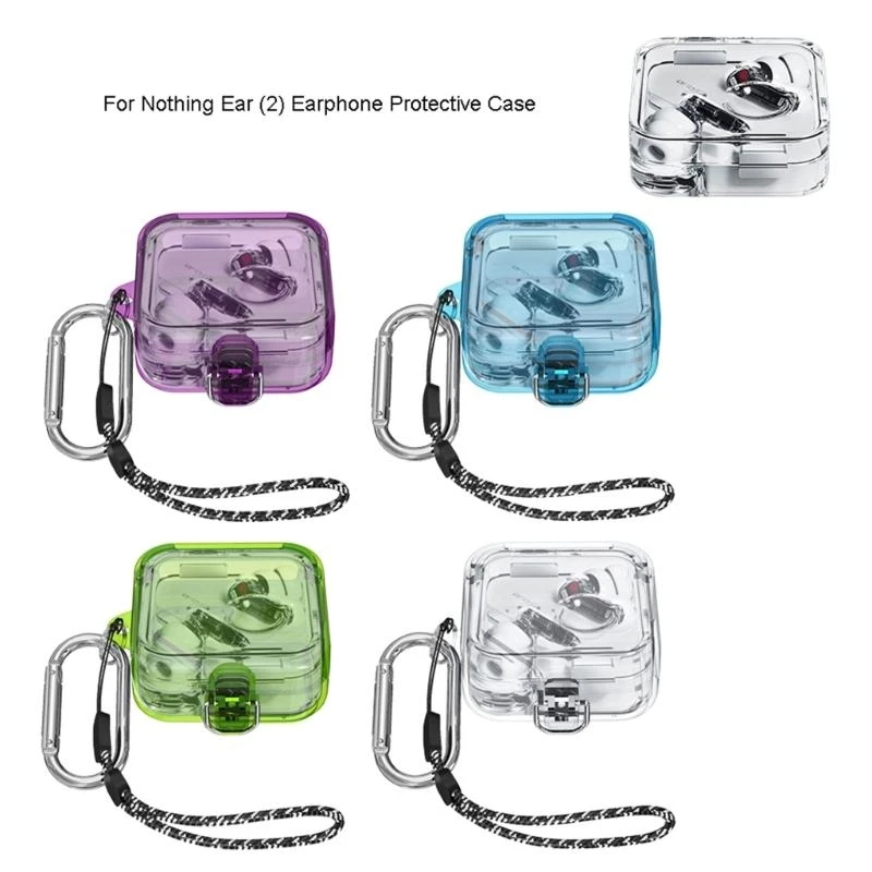 Transparent TPU Protective Case for Nothing Ear 2 3 Transparent TPU Protective Case for Nothing Ear 2 - Image 3