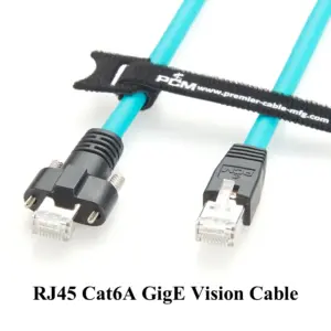 Industrial Shielded Cat6A Ethernet Cable, 2/5m