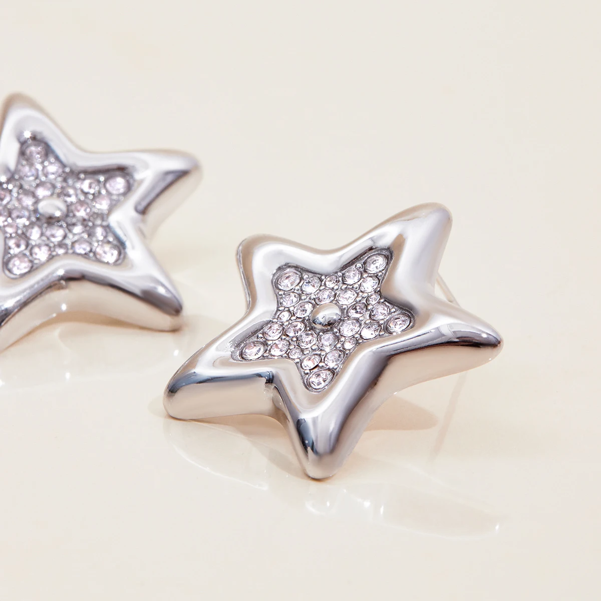 Stainless Steel Star Earrings Set 5 Stainless Steel Star Earrings Set - Image 5