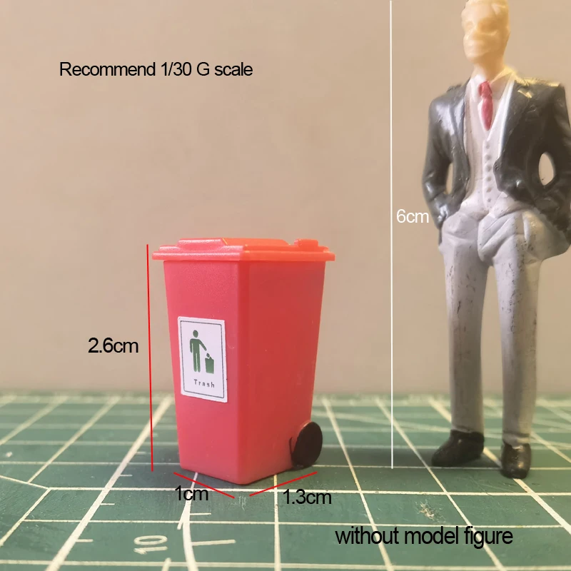 G Scale Miniature Trash Can Model for Layouts 5 G Scale Miniature Trash Can Model for Layouts - Image 5