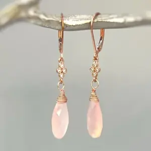 Pink Waterdrop Earrings for Women 3 S76c801d0c00c4429a9caa6107e9f15d2l