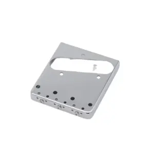 Vintage Chrome Fixed Electric Guitar Bridge Model 0308 9 S76d6f48fd01c4b20bfe7a42389e8cab6T