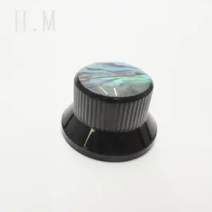 Abalone Shell Flying Saucer Guitar Knob 15 S76f4ec6242d54fa39684adbb6ddd73758