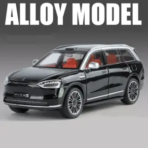 Black 1:24 AITO M9 SUV Diecast Model 15 S770ad1eaccf74a858c20684f47e7017fy