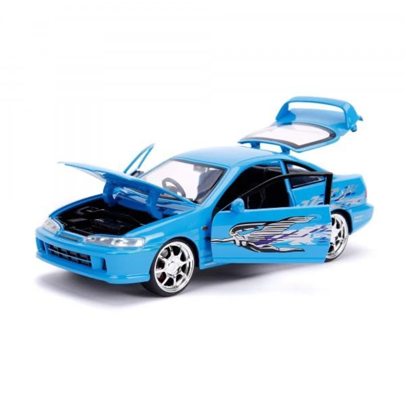 Acura INTEGRA Diecast Model 1:24 Scale Blue 8 Acura INTEGRA Diecast Model 1:24 Scale Blue - Image 8