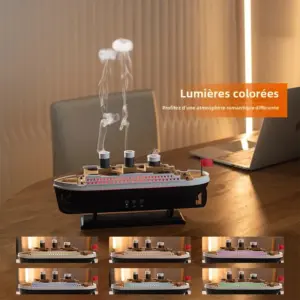 Titanic Ship Ultrasonic Humidifier with Night Lights 10 S7726709dd0e34aa5a9a7a9fcb93c1212J