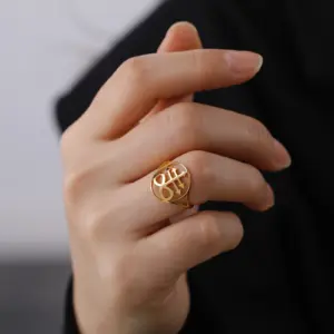 Lucifer Sigil Stainless Steel Ring for Men & Women 15 S774b8b79cafb49f5a180f8b94952975bD