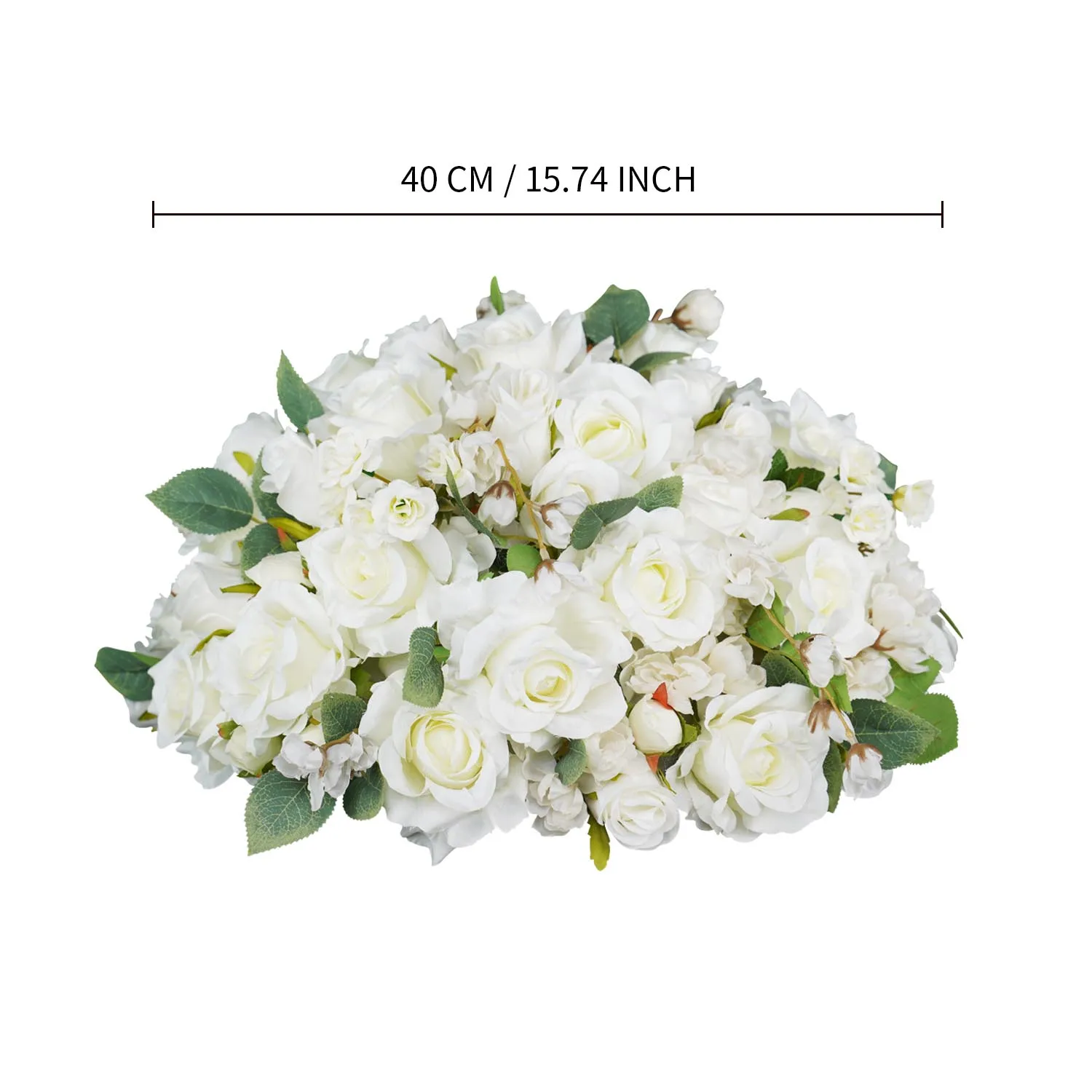 White Rose Artificial Flower Ball for Events 10 White Rose Artificial Flower Ball for Events - Image 10