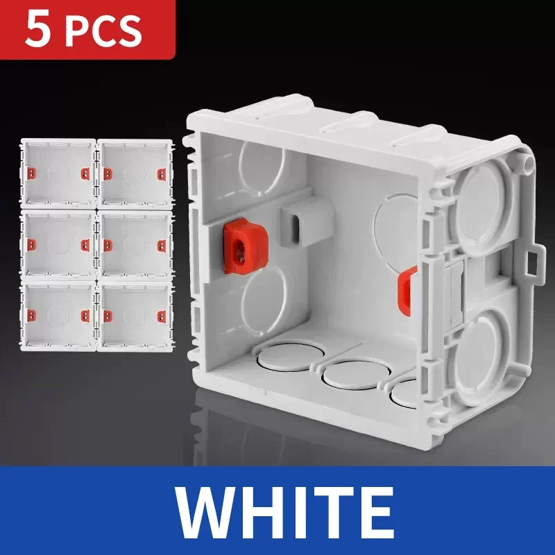 Colorful Recessed Electrical Outlet Boxes Set 8 Colorful Recessed Electrical Outlet Boxes Set - Image 8