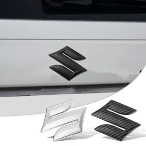 Suzuki Emblem Sticker in Black, Silver & Carbon 11 S77b4c167e0624930b185016c6f33cf10F