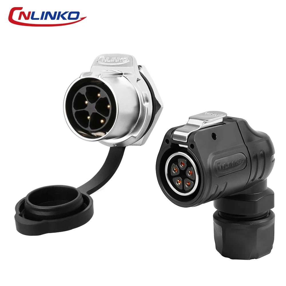 Waterproof IP68 90° Industrial Connector, 2-14 Pins 5 Waterproof IP68 90° Industrial Connector, 2-14 Pins - Image 5