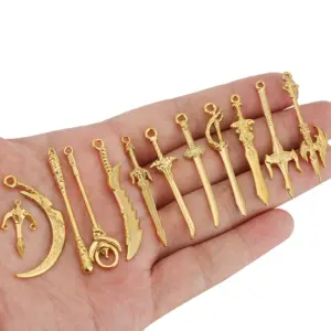 Stainless Steel Knightly Sword Charm Set 15 S77d882e62de9457b87b1f5b6af77fbbcd