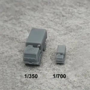 Uncolored Military Truck Model Set (5 pcs) 9 S77d945bf49854d54b479e4776ce34c7a8