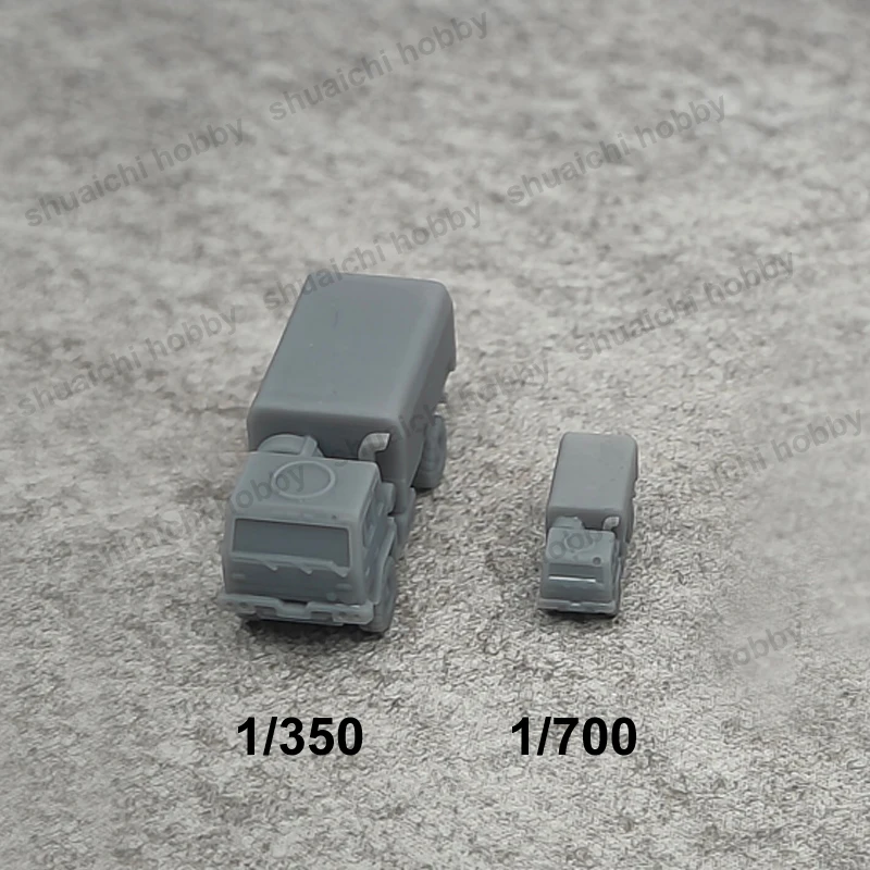 Uncolored Military Truck Model Set (5 pcs) 4 Uncolored Military Truck Model Set (5 pcs) - Image 4