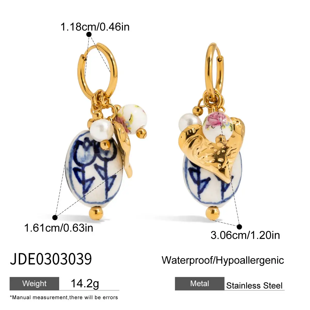 Elegant Stainless Steel Gold Drop Earrings for Women 7 Elegant Stainless Steel Gold Drop Earrings for Women - Image 7