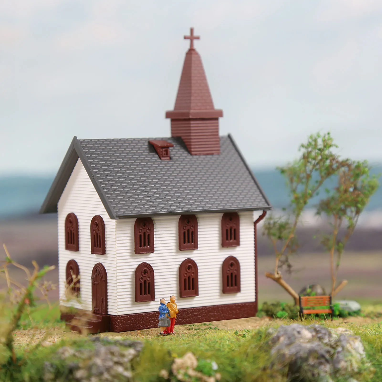 Detailed 1:160 Scale Model Church by Evemodel 6 Detailed 1:160 Scale Model Church by Evemodel - Image 6