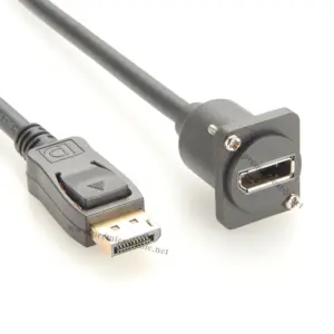 DisplayPort Extension Cable 0.6m/0.9m with Gold Plated Pins 9 S781445de20df4c12bb8e4aef2808bcf9P