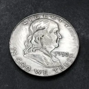 Vintage Copper Franklin Liberty Bell Half Dollar Replica 15 S781b9b32448f442790bcaa8e9fd4cc10a