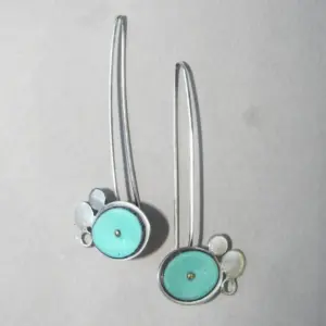 Vintage Green Stone Drop Earrings for Women 3 S783d945d7cf444dc945c0f32894505adE