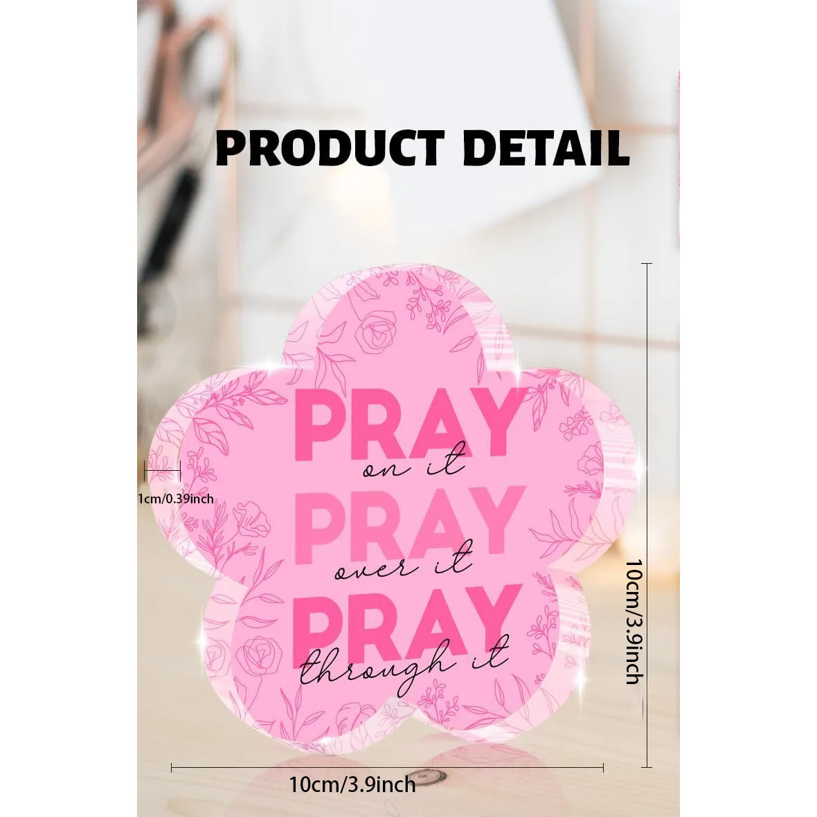 Elegant Pink Christian Balloon Gift for Women 2 Elegant Pink Christian Balloon Gift for Women - Image 2