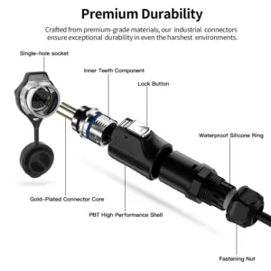 LP-16 Waterproof Circular Aviation Connector Kit 14 S784fbc8b3f994f84a54a5aecc92877e4q