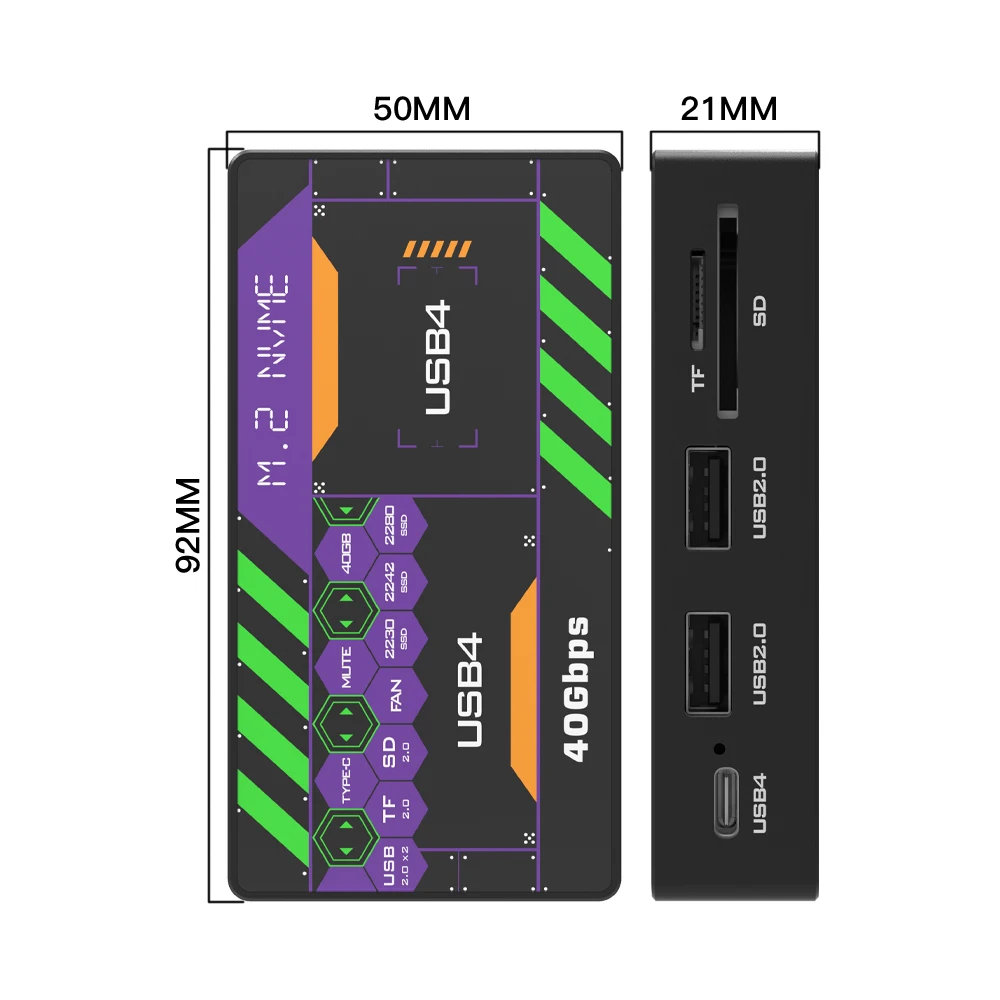 USB4 40Gbps External SSD Enclosure with Digital Display 6 USB4 40Gbps External SSD Enclosure with Digital Display - Image 6