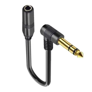 Right-Angle 1/4 Inch Audio Extension Cable 10 S786018a71d404761aac90f523075ad55e