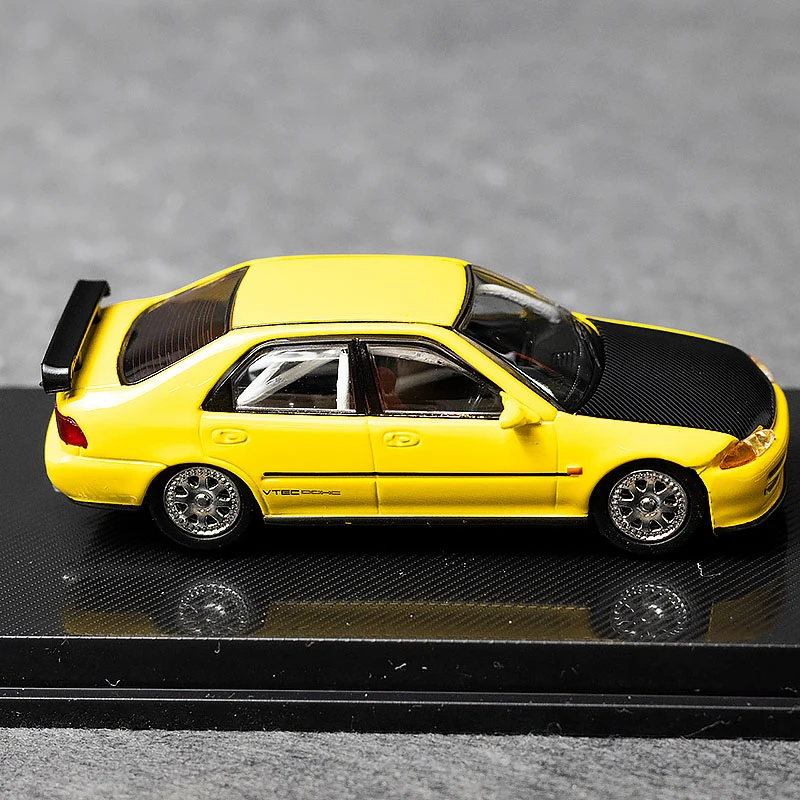 Yellow Honda Civic Ferio SiR EG9 Die-Cast Model 5 Yellow Honda Civic Ferio SiR EG9 Die-Cast Model - Image 5