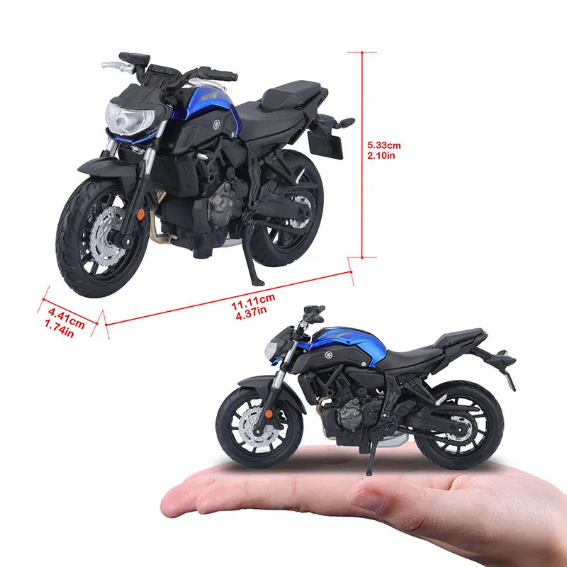 Yamaha MT-07 2018 Model Die-Cast Motorcycle 2 Yamaha MT-07 2018 Model Die-Cast Motorcycle - Image 2