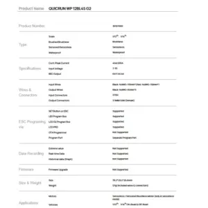 Waterproof 45A ESC & 2840-4700KV Motor Combo for RC 12 S78858cb41b584b05b92a281149ae87138