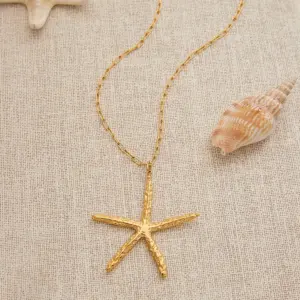 Stainless Steel Gold Starfish Necklace for Women 11 S7886a08edac043ab8db2afecddd2ac931