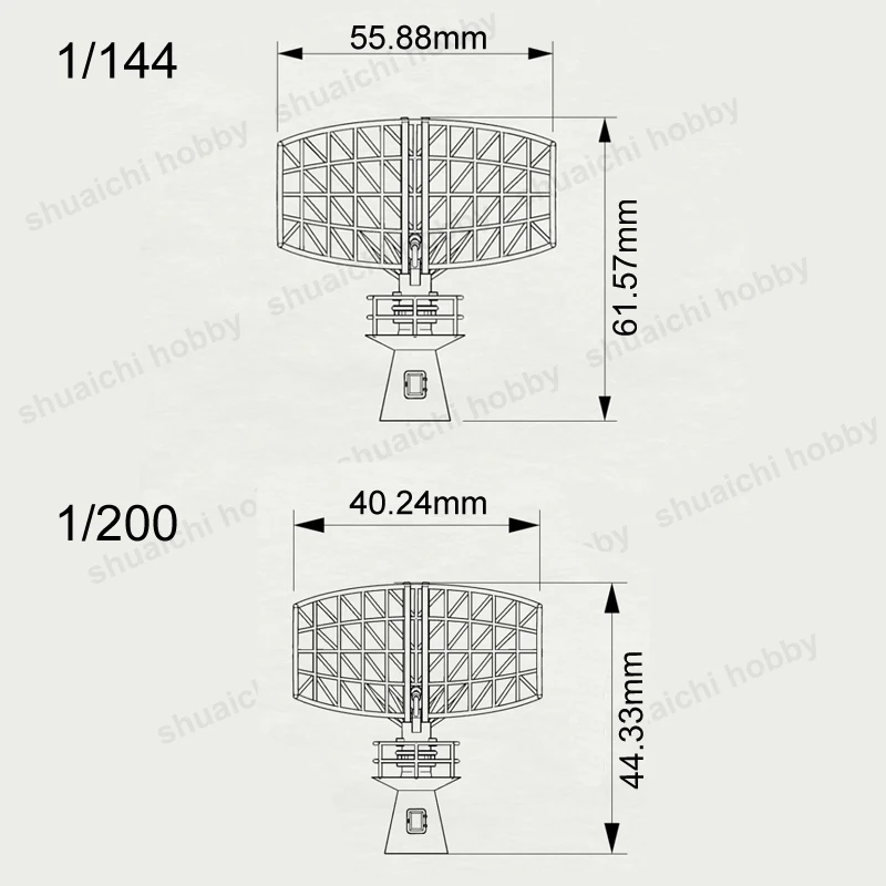 3D Resin Radar Ornament for Ship Models 5 3D Resin Radar Ornament for Ship Models - Image 5