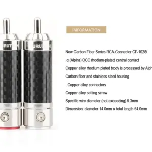 CF-102(R) RCA Connectors for High-End Audio 15 S78b41bc883034eb2bfddeaa3054ee373L