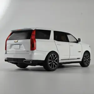 1:24 Cadillac Escalade Diecast Model in White 15 S78b990ccce664446bf88857b44322fe2h