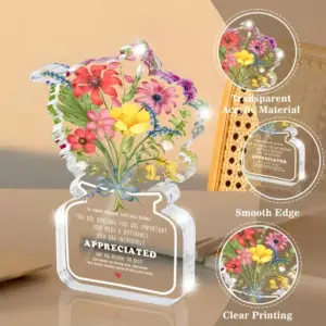 Motivational Acrylic Desk Decor with Floral Design 10 S78d2acb001994908aed3994e6c83de18Y