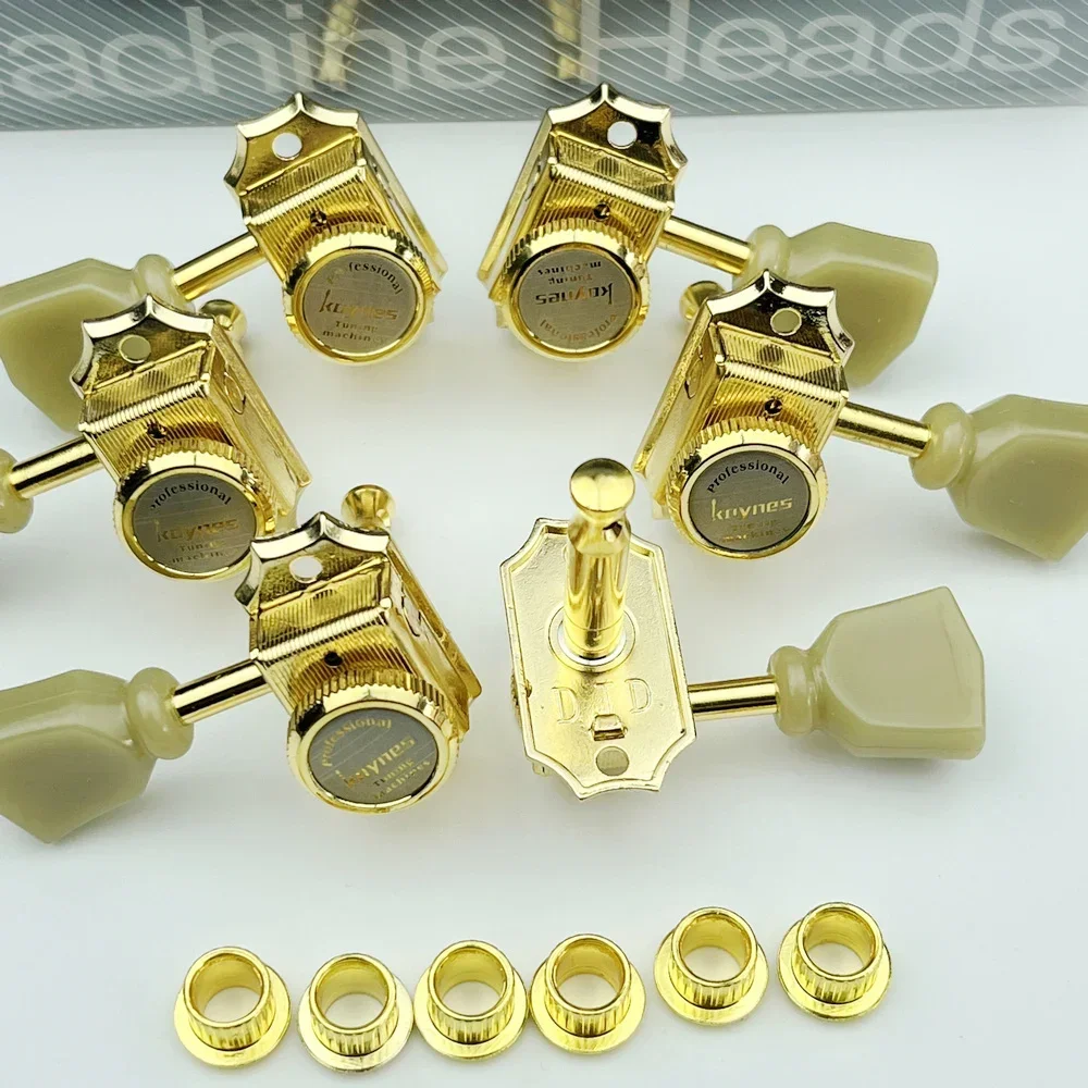 Vintage Gold Locking Guitar Tuners for Les Paul & SG 5 Vintage Gold Locking Guitar Tuners for Les Paul & SG - Image 5